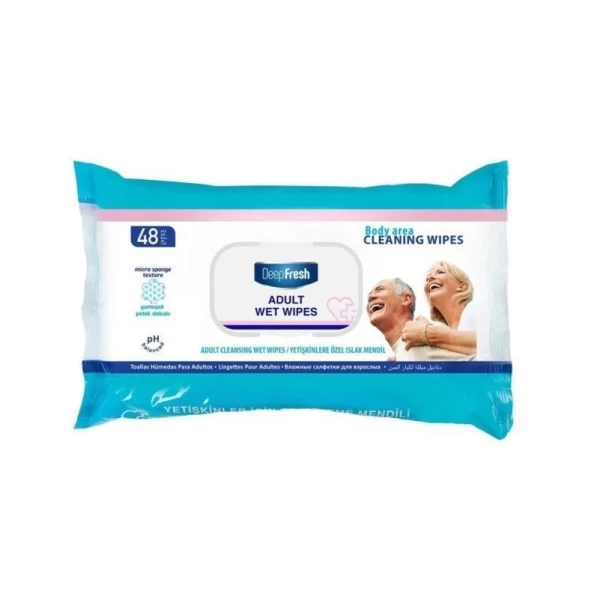 DeepFresh Servetele umede pentru adulti 48 buc - image 1