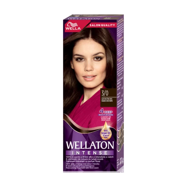 Wellaton Vopsea de par Saten inchis 3/0, 110ml - image 1