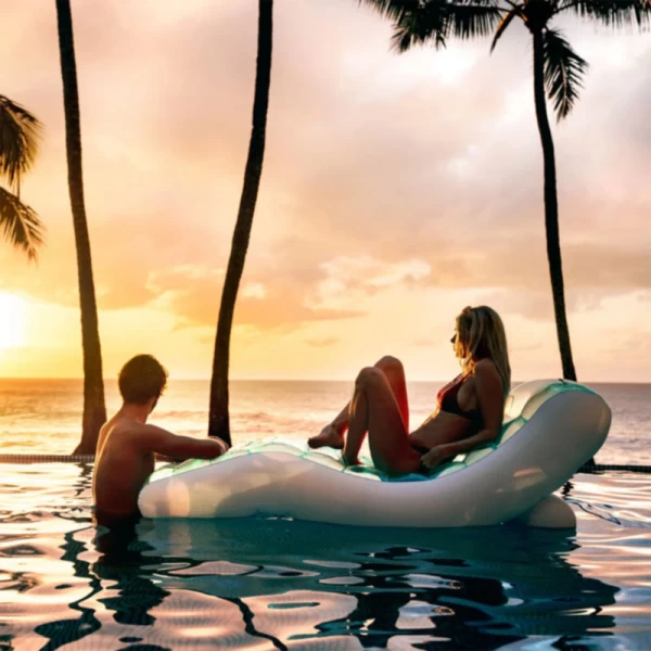 Sezlong gonflabil pentru apa Splash cu suport pentru pahare, 191×99 cm, max. 100 kg, Intex (56874) - image 2