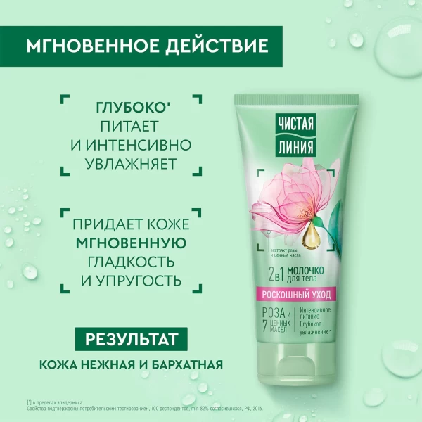 Чистая линия Молочко для тела Интенсивное питание 200 мл - image 3