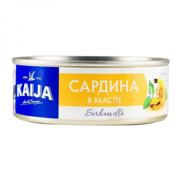 Kaija Sardine de Riga in ulei 240g - image 2