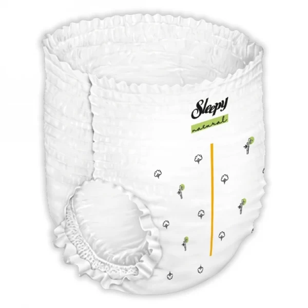 Подгузники-трусики Sleepy Natural Ultra Sensitive Double Midi 3 (4-9 кг), 68 шт - image 3