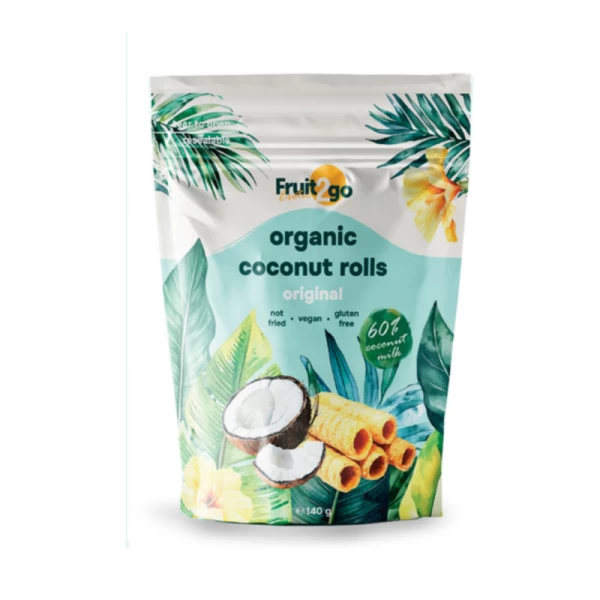 Fruit2go Rulouri de cocos Organic 140 g - image 1