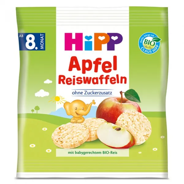 HiPP Рисовые хлебцы с яблоком (8+ мес.), 30 г - image 1