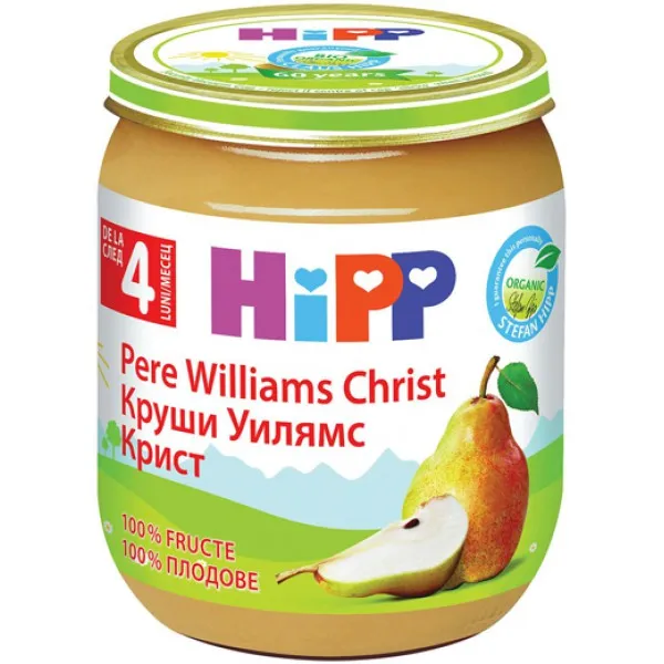 HiPP Piure de pere William Crist (4+ luni), 125 g - image 1
