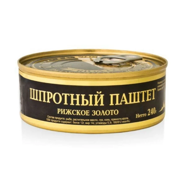 Riga Gold Паштет из шпрот 240 г - image 1