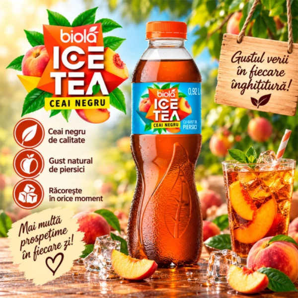 Ice Tea Biola Piersic 0,92l - image 2