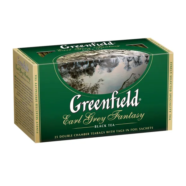 Greenfield Ceai Earl Grey Fantasy 25p х 2g - image 1