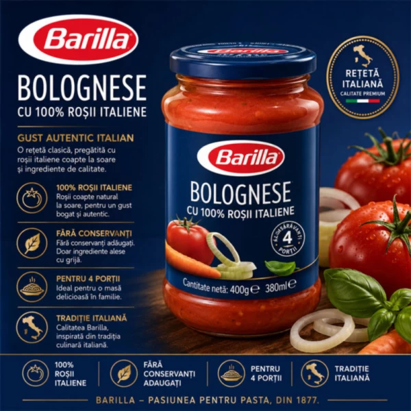 Barilla Sos Bolognese 400g - image 2