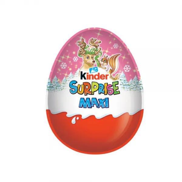 Яйцо Kinder Макси Сюрприз Шоколадное 100г Рождество (мальчики) - image 3