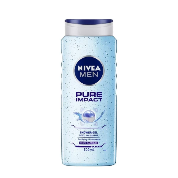 Nivea Gel de dus Pure Impact 500 ml - image 1