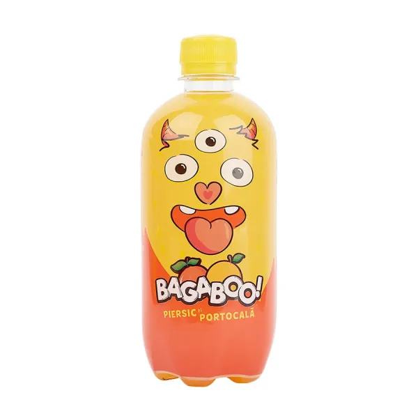 Bagaboo băutură răcoritoare 500ml Piersic & Portocală - image 1