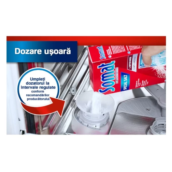 Somat Sare dedurizanta 1,5kg pentru masina de spalat vase - image 4