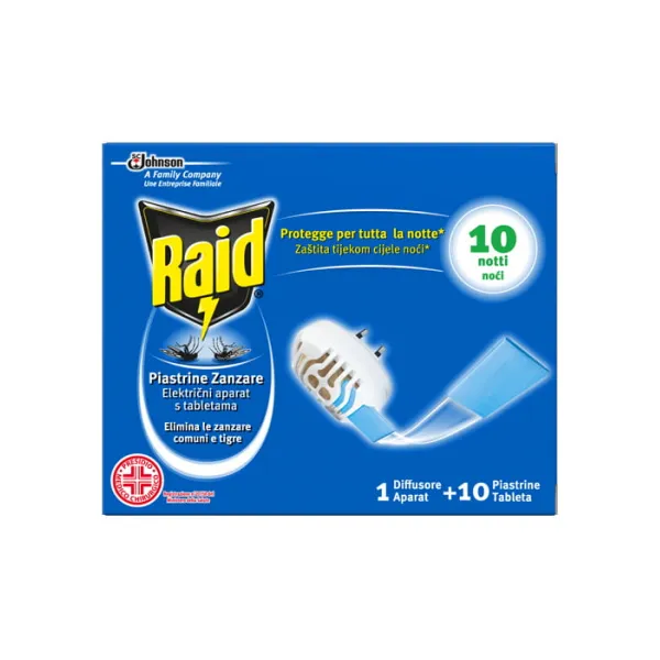 Raid Aparat electric impotriva tantarilor + 10 pastile laminate - image 2