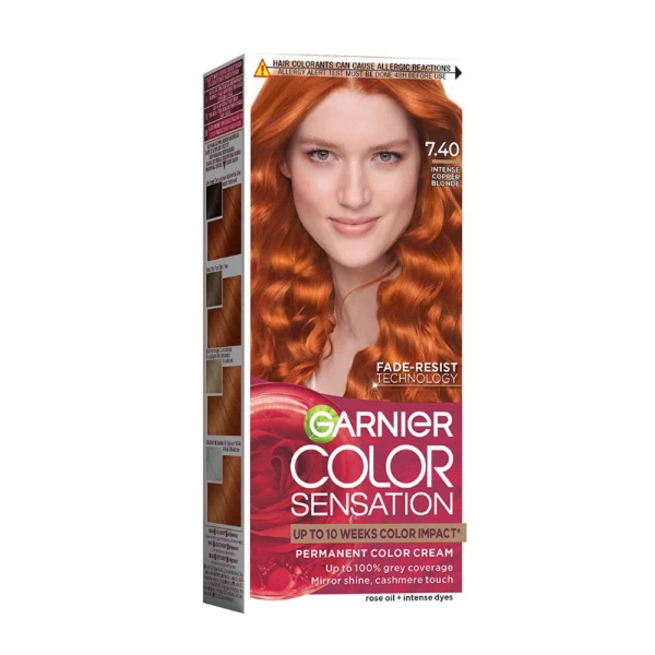 Garnier Color Sensation Vopsea de par 7.4 Intense Amber - image 1
