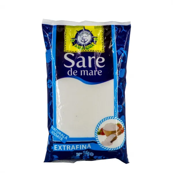 Eurosalt Sare de mare 1kg extrafina iodata punga - image 1