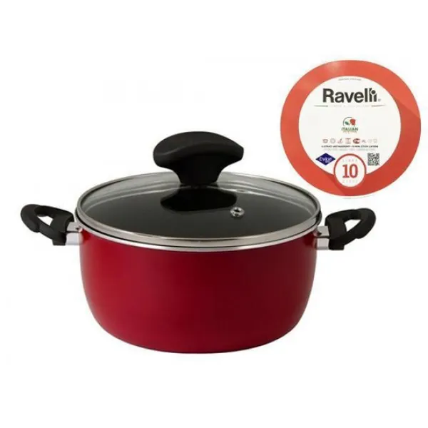 Cratita cu capac Ravelli N10, D24cm 5.5l - image 1