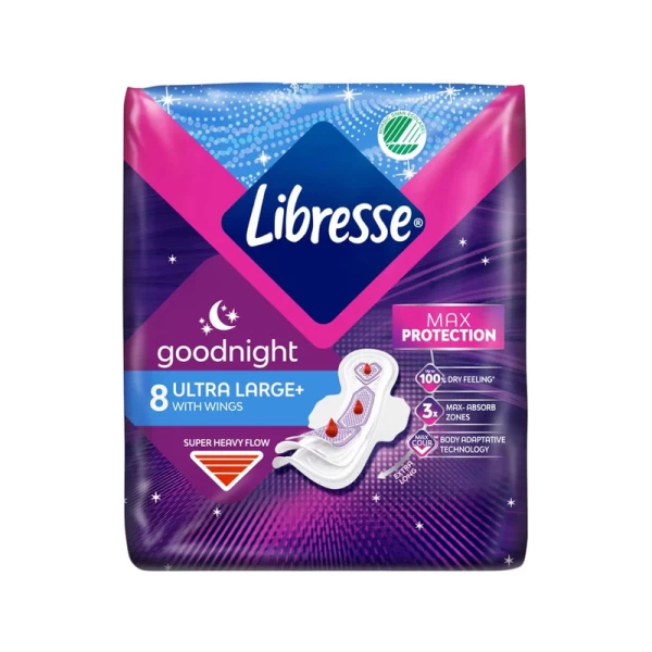 Libresse Absorbante Ultra Goodnight Large 8buc - image 1