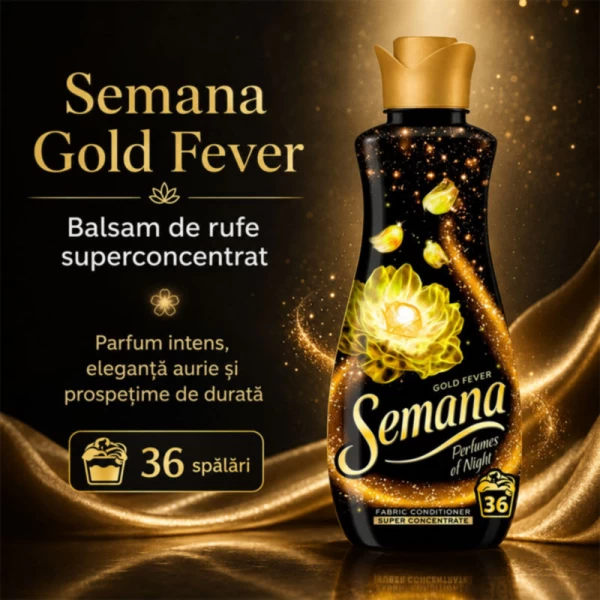 Кондиционер для белья Semana Perfumes of Night Gold Fever 0,8 л - image 2