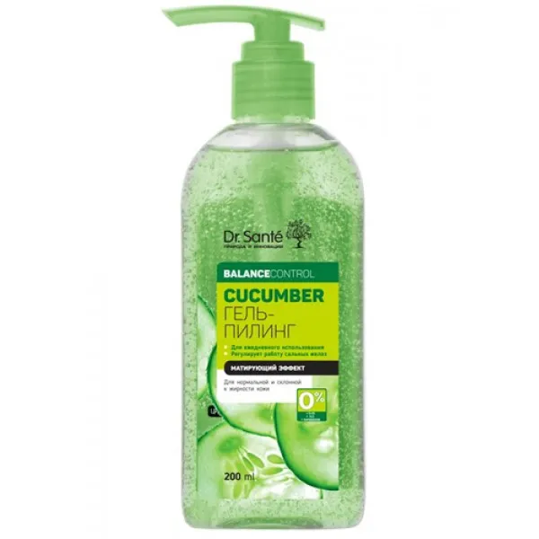 Dr.Sante Гель-пилинг Cucumber Balance Control 200 мл - image 1