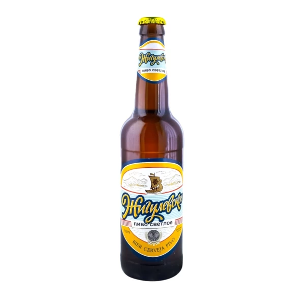 Пиво светлое Жигулівське 0.5L - image 1