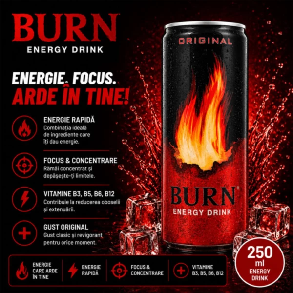 Burn Original энергетический напиток 250 мл - image 2