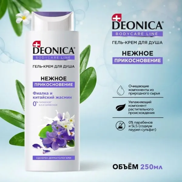Deonica Crema-gel de dus 250ml Gingas - image 2