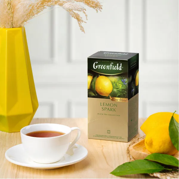Greenfield Ceai Lemon Spark 25p х 1,5g - image 2