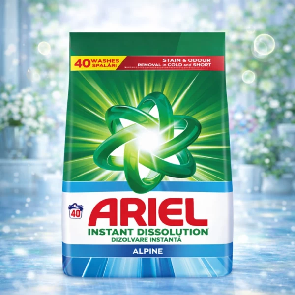 Ariel Detergent 3 kg Mountain Spring 40 spalari - image 2