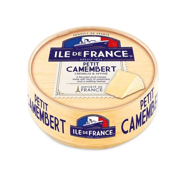 Ile de France Сыр мягкий с белой плесенью Камамбер маленький 50% 125г - image 1