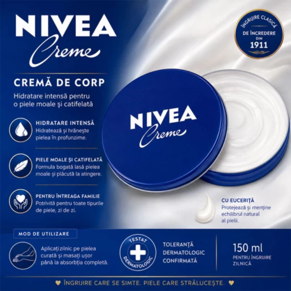 Nivea Увлажняющий крем 150 мл - image 2
