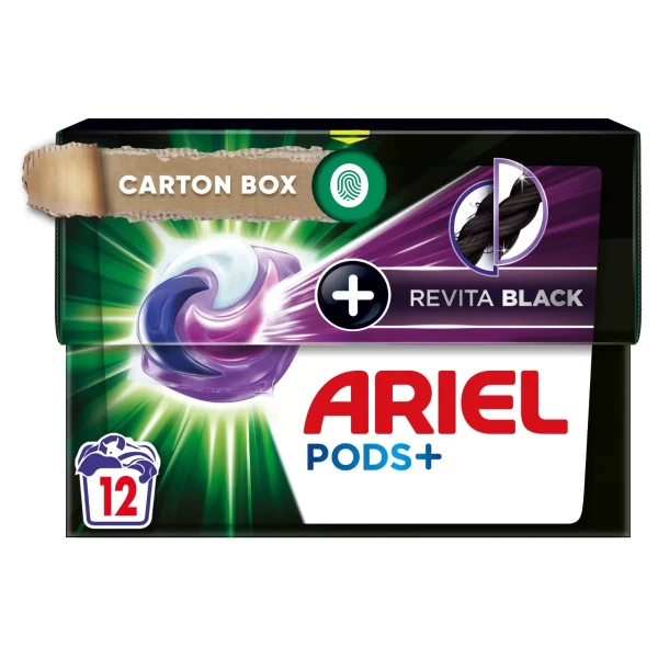Ariel Detergent capsule 12 spalari Revita Black - image 1