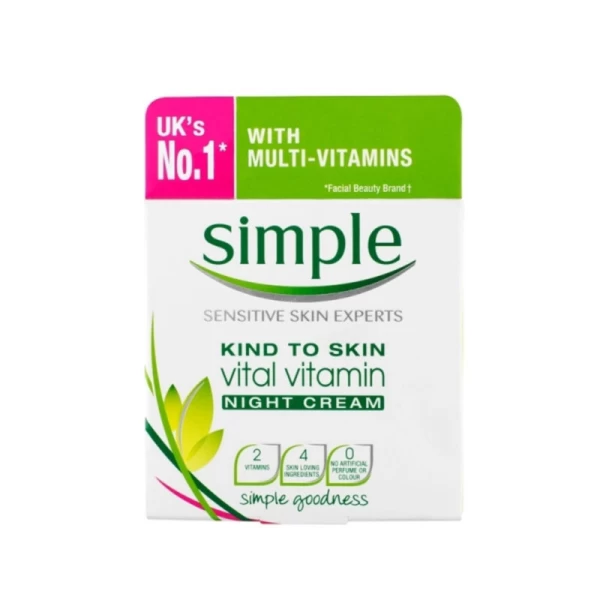Simple Crema de noapte pentru fata Vitamine 50ml - image 1