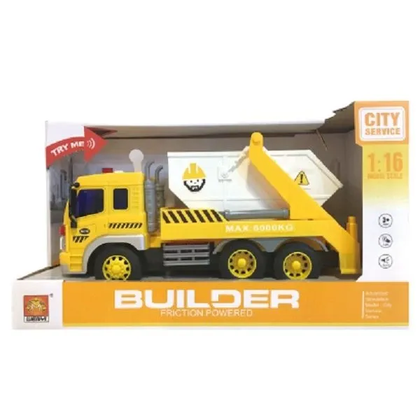 Инерционная Спецтехника Wenyi Грузовик со светом и звуком, 1:16 - image 1