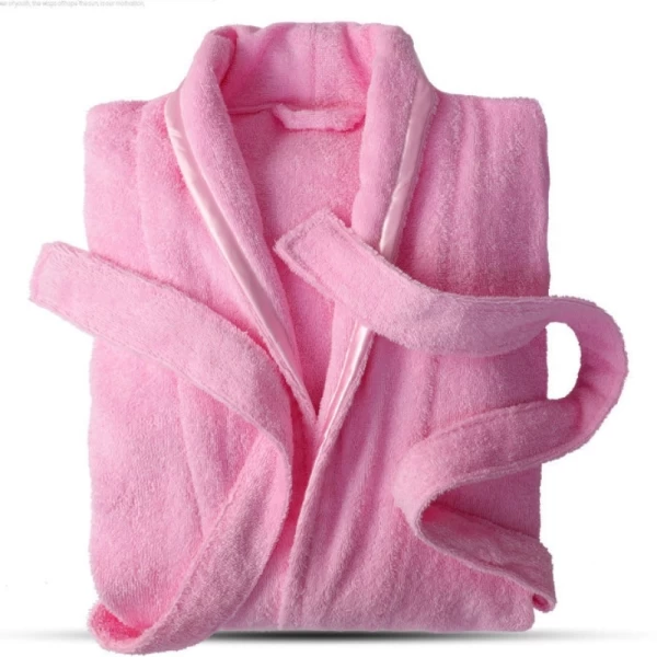 Halat baie copii, 6-8 ani, Bumbac, Ocru - image 2