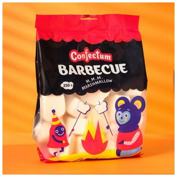 Маршмеллоу Confectum Barbecue с ароматом ванили, 200 г - image 2