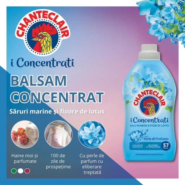 Chanteclair Balsam de rufe Sare de mare si floarea de lotos 1000 ml - image 2