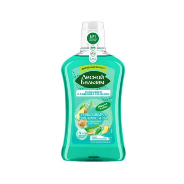 Lesnoi Balsam Apa de gura Complex cu sare de mare ghimbir 800 ml - image 1