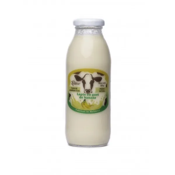 Lapte cu gust de banane Lattese 5% 300g - image 1