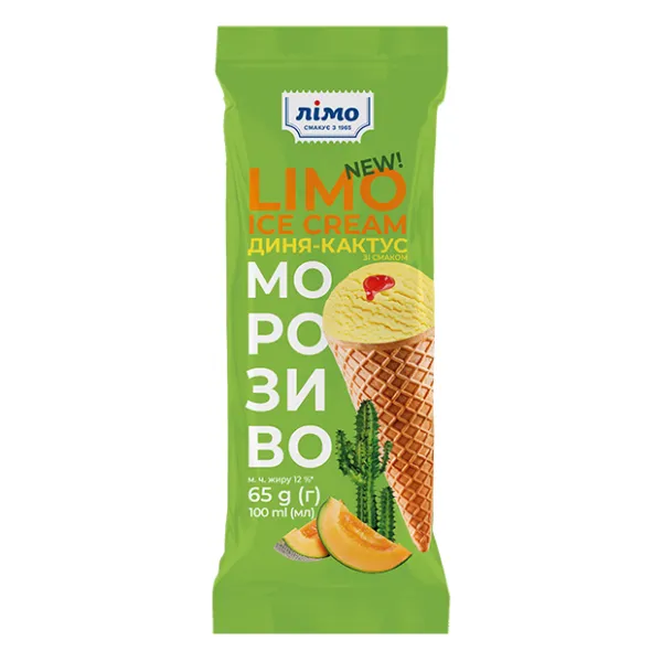 Limo Inghetata 65g cu aroma de pepene galben si umplutura de cactus - image 1