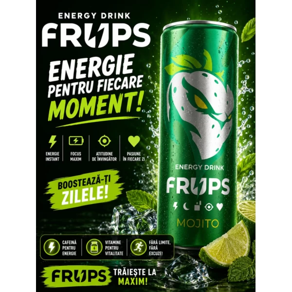 Frups Bautura energizanta Mojito Coctail 250 ml - image 2