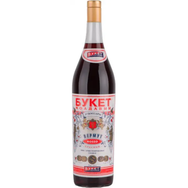 Buchetul Moldovei Vin aromat dulce roșu clasic 16% 1 L - image 1