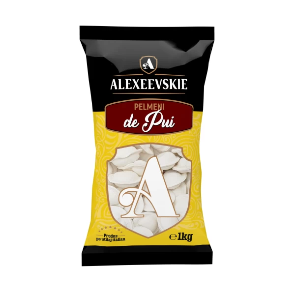 Пельмени с курицей Alexeevskie 1 kg - image 1