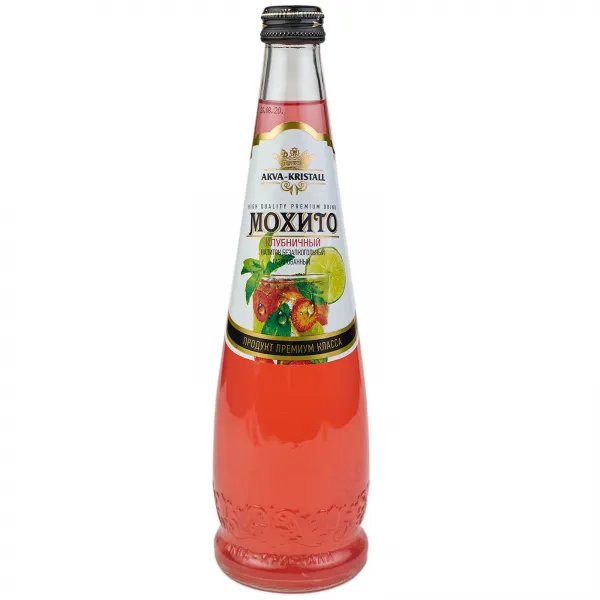 Bautura carbogazoasa Mohito si Capsuna 0,5l Akva-Kristall - image 1