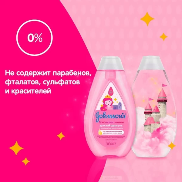 Johnson's Baby Sampon pentru copii Bucle stralucitoare 500 ml - image 2