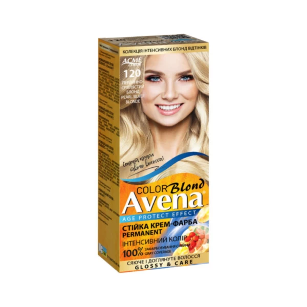 Vopsea pentru par ACME Riabina Intense, 120 - Argintiu-perlat, 100 ml - image 1