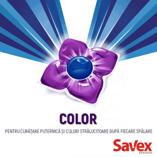 Savex Detergent capsule 56 buc Premium Color - image 2