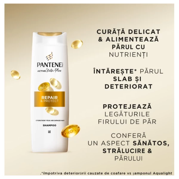 Pantene Sampon 400ml Repair & Protect pentru par fragil si uscat - image 2