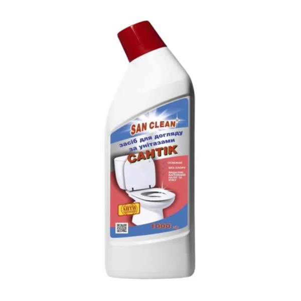 Santic WC pentru curățarea toaletelor Aromă Marină, 1000 ml - image 1