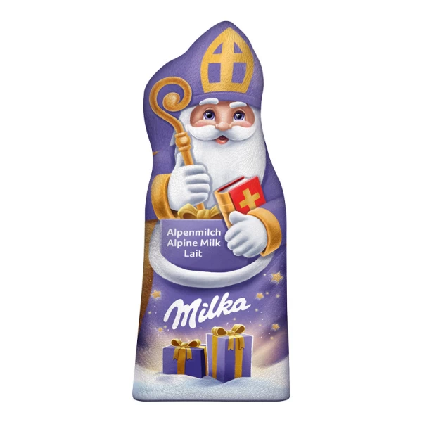 Milka Ciocolata figurata cu lapte în formă de Moș Nicolae 90 g - image 1
